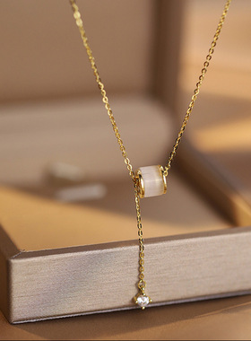 小蛮腰项链女小众轻奢高级感纯银