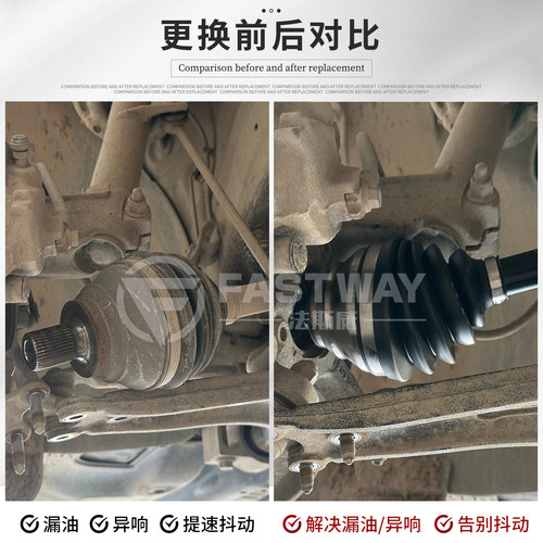 半轴总成适用日产奇骏经典轩逸天籁老新骐达颐达逍客骊威外内球笼 - 图1