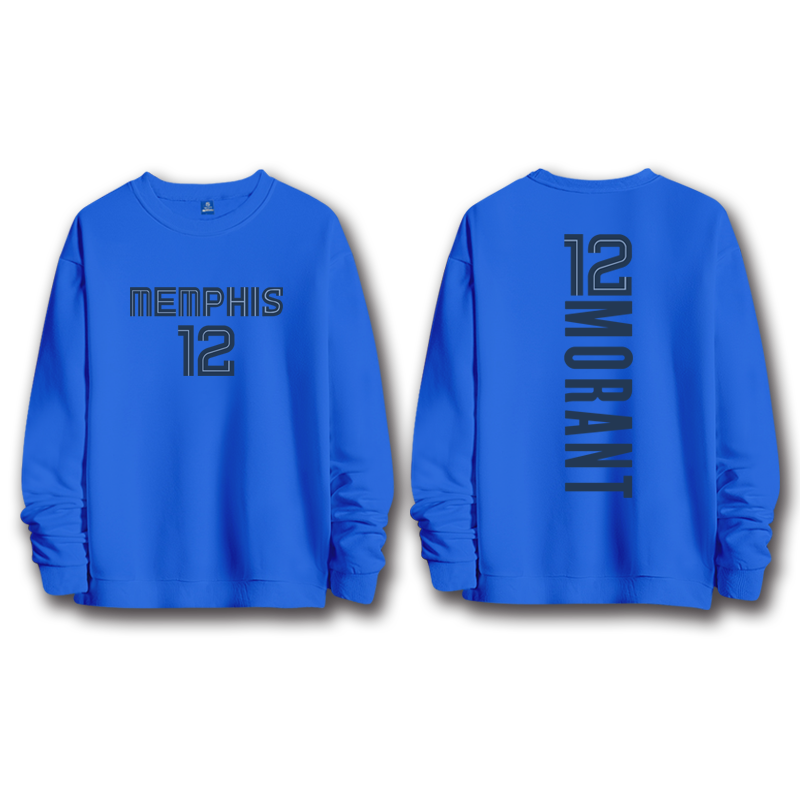 可定制灰熊贾莫兰特训练男运动卫衣 兴川卫衣