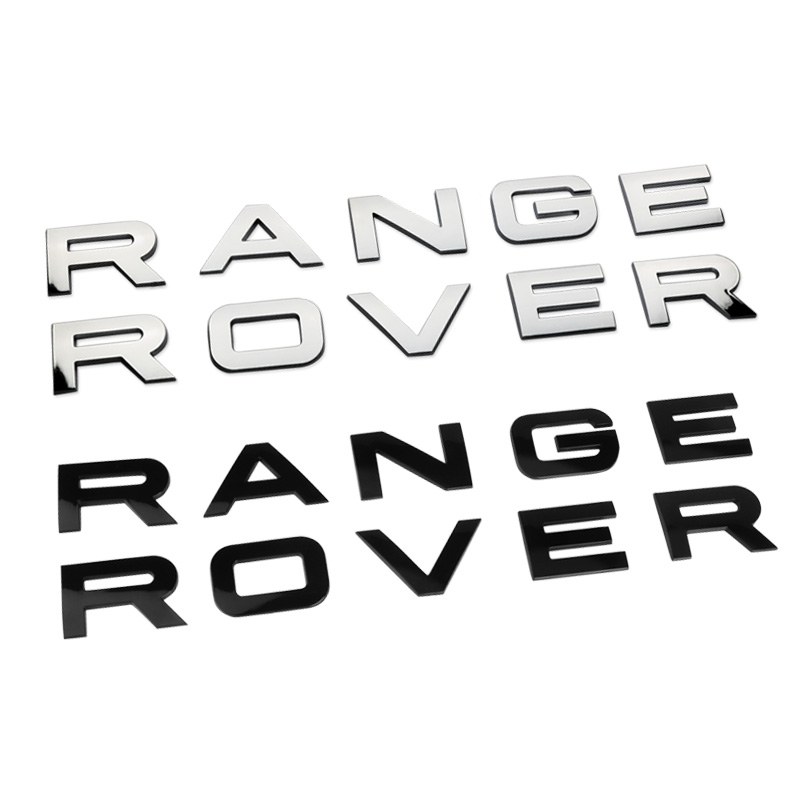 路虎车标 字母RANGE ROVER机盖标贴极光揽胜运动版前后英文标志 - 图0