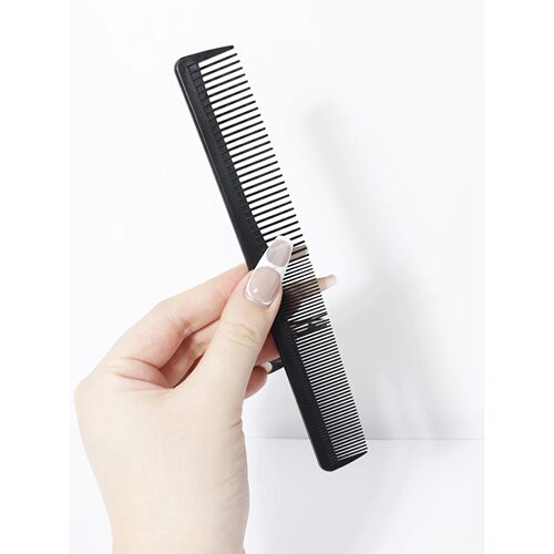 5pcs carbon fiber cutting comb, anti-static and heat-resista - 图2