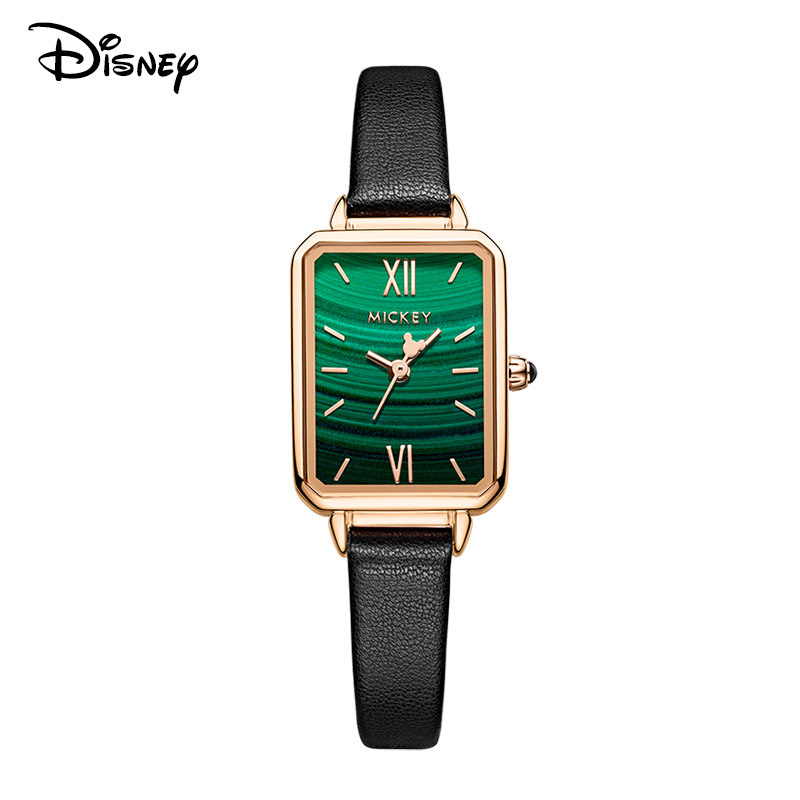 迪士尼ins风简约气质复古学生手表 美时嘉织手表国产腕表