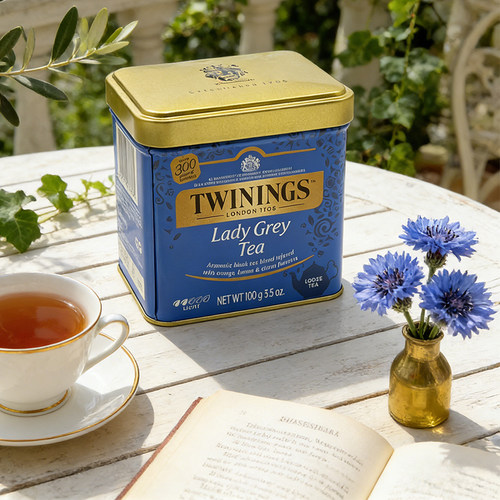 TWININGS川宁英国原装进口仕女伯爵红茶 罐装散茶100g 红茶 - 图1
