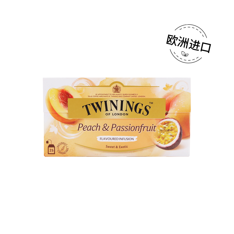 twinings川宁蜜桃果香红茶包花果茶图片_4