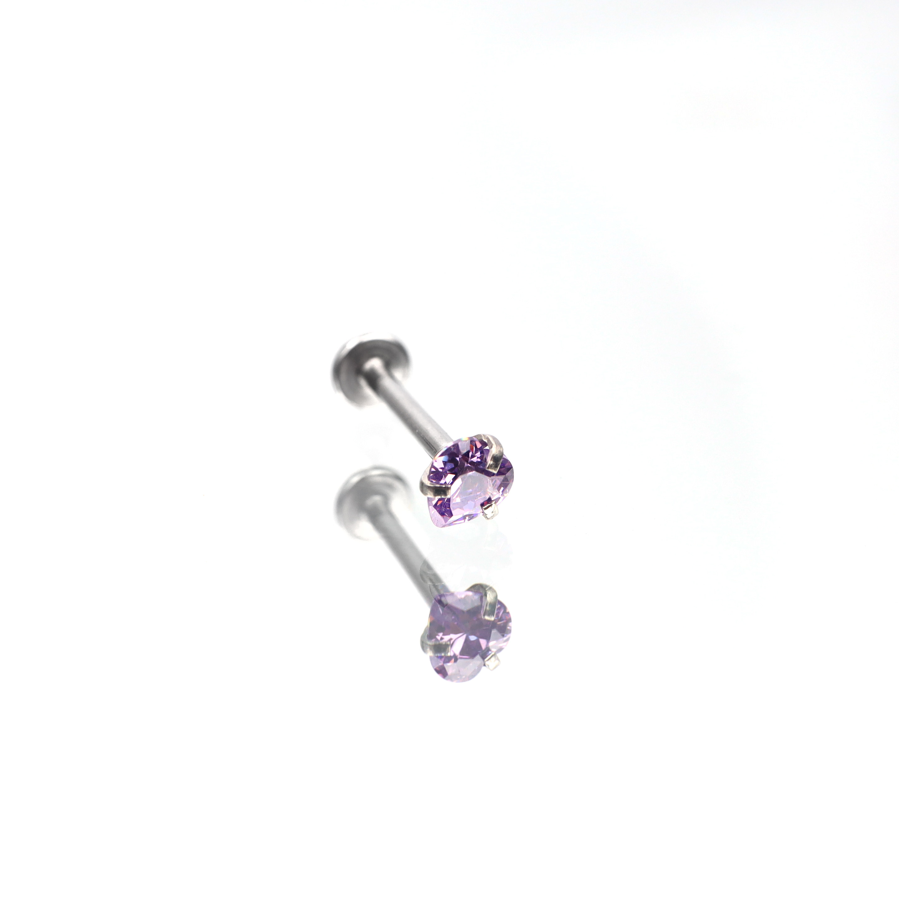 Shinma 可爱3A锆石钛钢爱心唇钉唇环耳钉耳骨钉欧美朋克穿刺饰品,淘宝优惠券,粉丝福利购,淘宝优惠卷