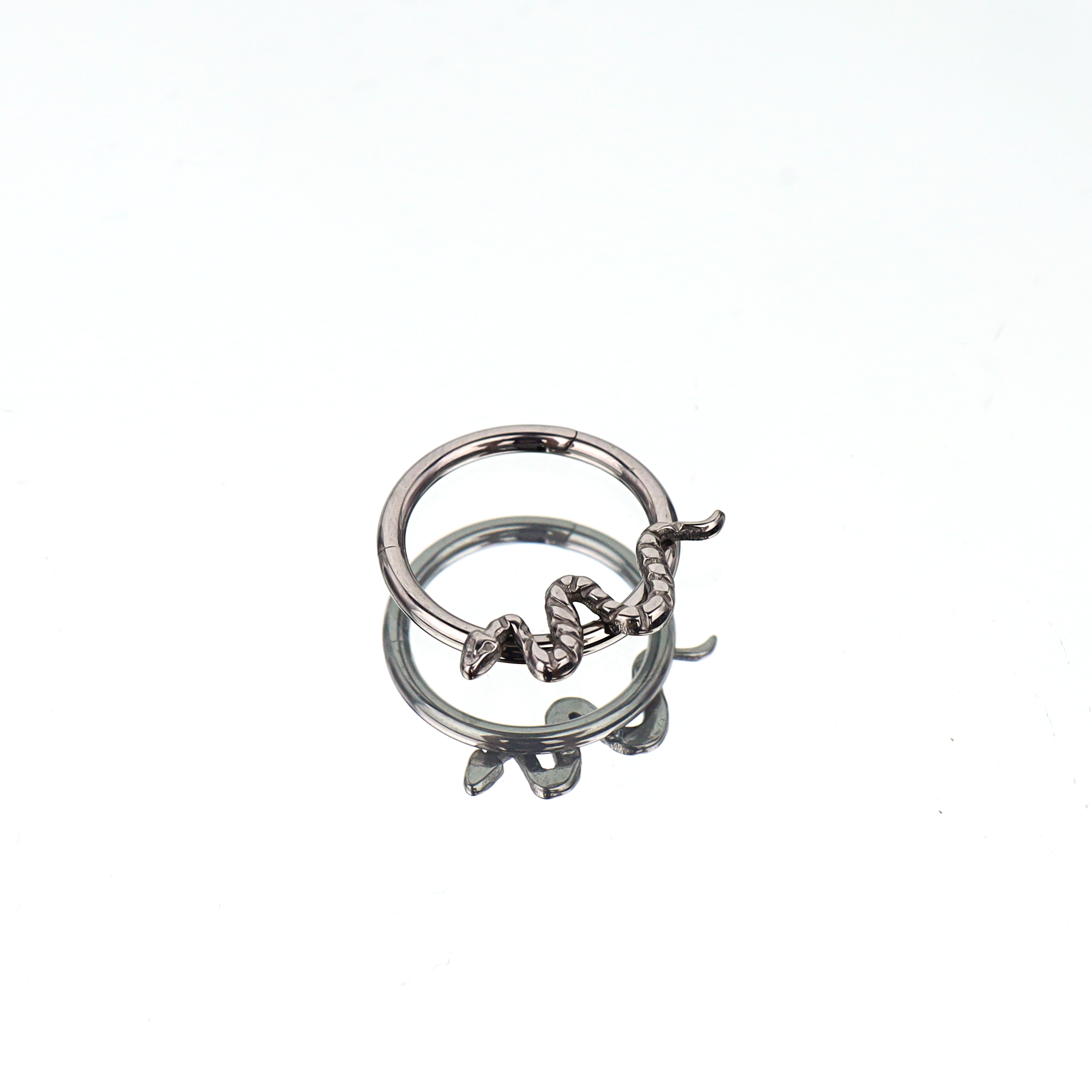 Shinma 16G F136钛合金毒蛇鼻中隔鼻环daith环耳骨环欧美穿刺饰品 - 图3