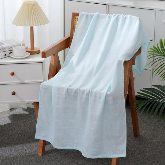 纯棉纱布浴巾夏季家用成人薄款旅游裹巾儿童洗澡冲凉全棉大毛巾