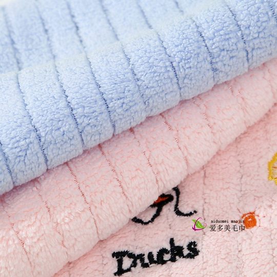 Коралловый бархатный бархатный полотенце 30 квадратный полотенце домохозяйственное поглощение поглощения ремня для лечения детского сада для детского полотенца квадратное полотенце