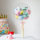 Ins Feng Happy Birthday Decorative Bobo Table Floating Balloon Children's Baby Years Old Party Ornaments Scene Decoration