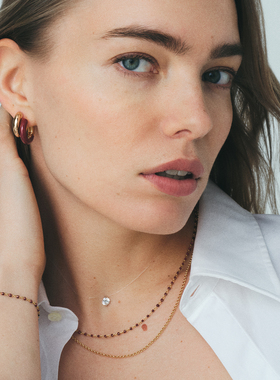 经典小珠珠串珠项链AGATHA