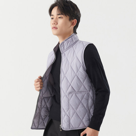 羽绒棉男士2025新款马甲男款秋冬外套保暖内穿棉背心男式休闲马夹