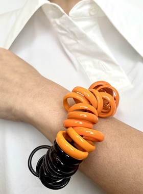 TENPALACE设计师集合店 法国当代艺术首饰SAMUEL CORAUX 拼色手环