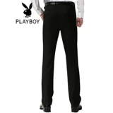 Playboy, шелковые тонкие штаны для отдыха в английском стиле, классический костюм, свободный прямой крой