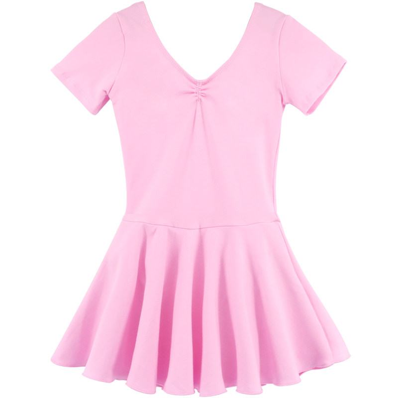 儿童舞蹈服练功服短袖女童芭蕾舞裙少儿中国舞服装跳舞考级形体服,淘宝优惠券,粉丝福利购,淘宝优惠卷
