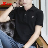 Xtep, быстросохнущая спортивная футболка с коротким рукавом, шелковая футболка polo