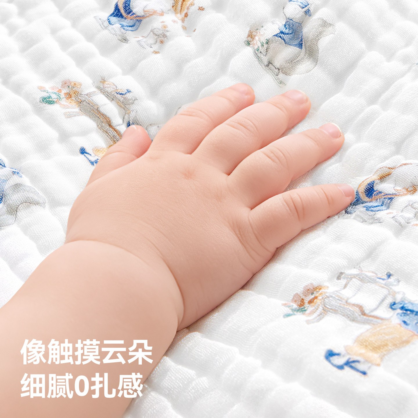 贝肽斯小方巾新生婴儿纱布毛巾宝宝口水巾纯棉洗脸巾儿童拍嗝巾