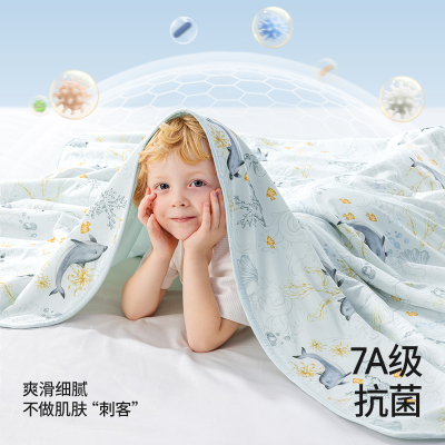 贝肽斯【硅胶】婴儿夏凉被初生宝宝专用小被新生儿空调被四季通用
