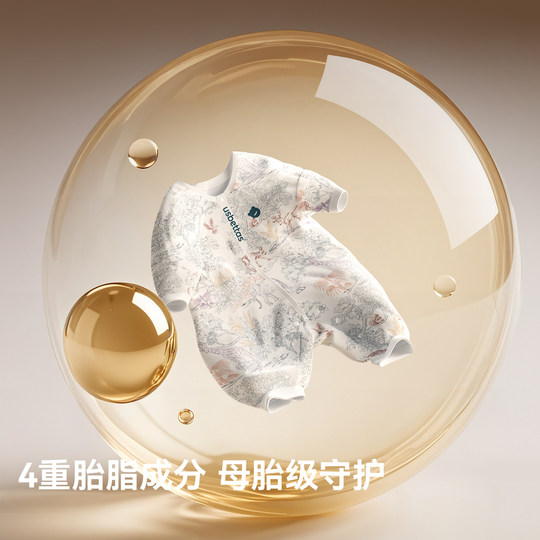 贝肽斯[胎脂皮]婴儿睡袋春秋冬款恒温宝宝儿童分腿防踢被四季通用