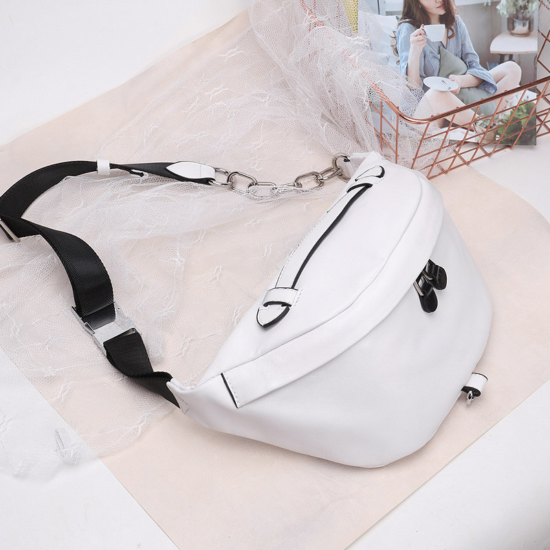 胸包2020新款真皮女潮ins斜挎包 田野老牛女士包袋