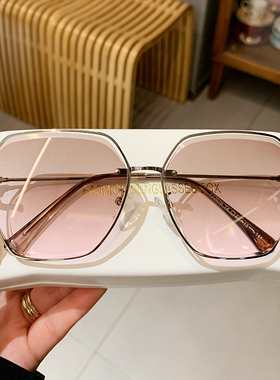 新款茶色墨镜女高级感防紫外线