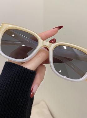 方框墨镜女高级感大脸显瘦韩版潮
