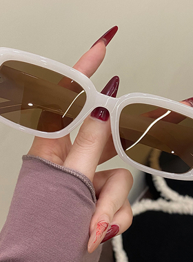 欧美方形墨镜女款韩版潮高级感