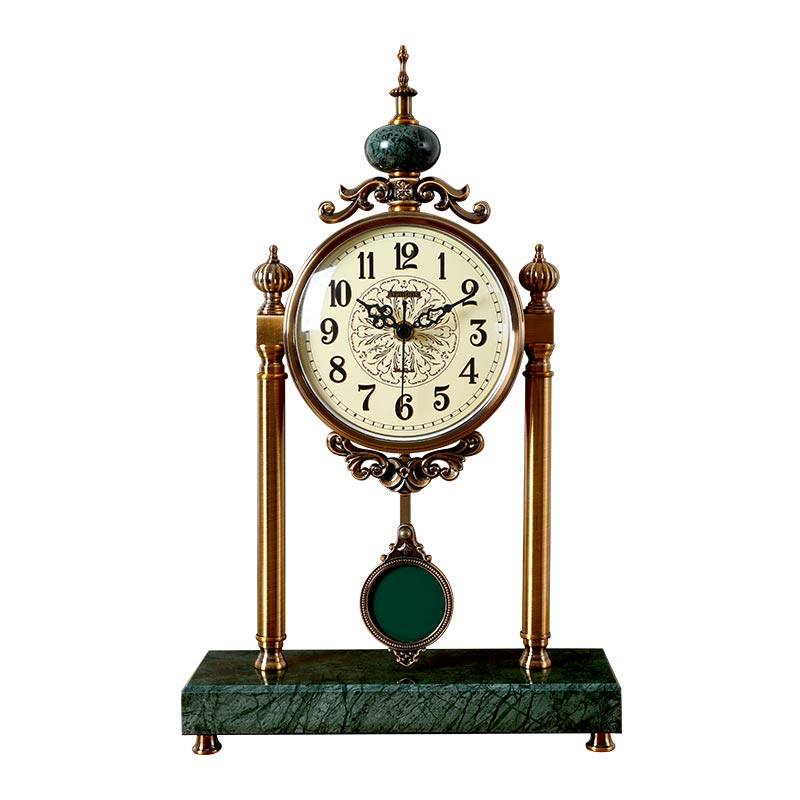 创意欧式客厅轻奢摇摆台钟摆件座钟 straybirds飞鸟集台钟/闹钟