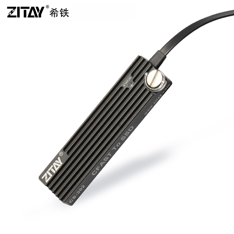 ZITAY希铁CFAST转SSD SATA M.2 BMPCC 4K 6K ZCAM E2存储卡转换器 - 图1