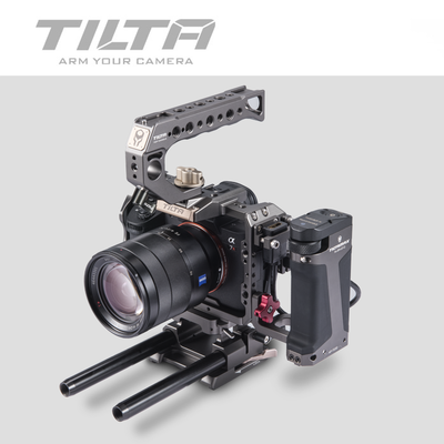 TILTA/铁头A7M3兔笼相机适用索尼单反微单A7R3 A7S2/R4专业稳定器配件手柄全笼半笼护套手提摄像套件 - 图2