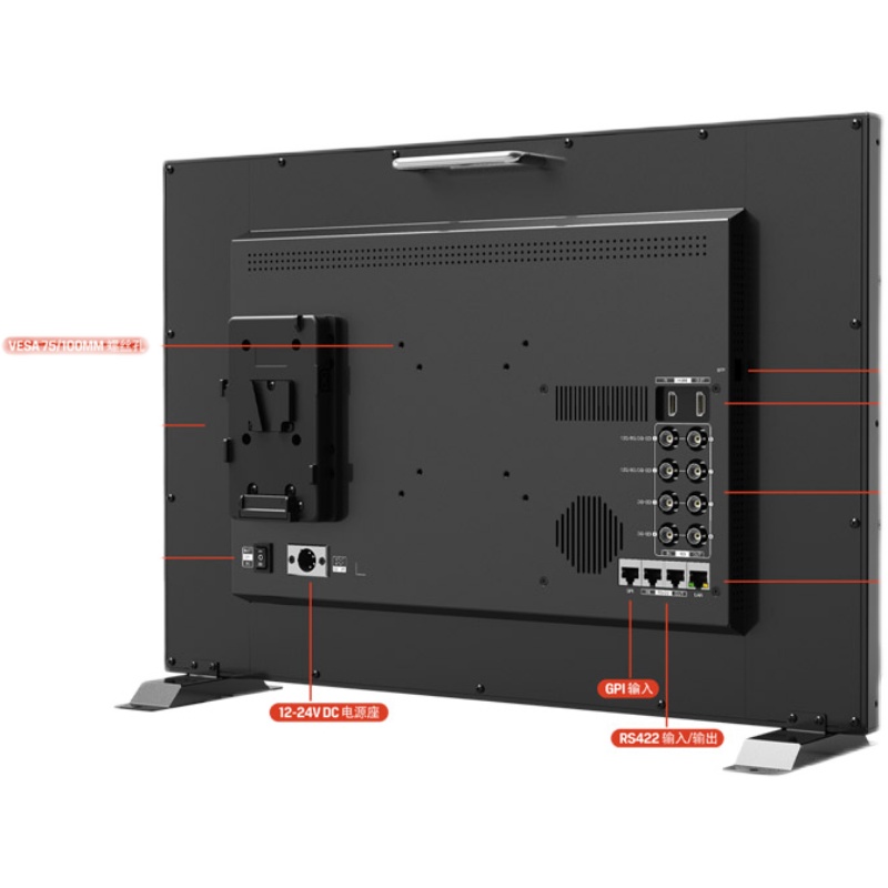 Q24利利普23.6寸12G-SDI 4K广电技监级监视器HDMI2.0 SFP光纤接口 - 图3