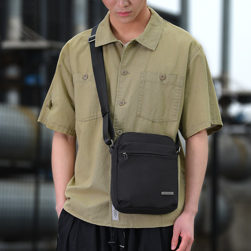 斜挎包男士单肩包韩版休闲背包防水牛津布包旅行商务挎包小包男包,淘宝优惠券,粉丝福利购,淘宝优惠卷
