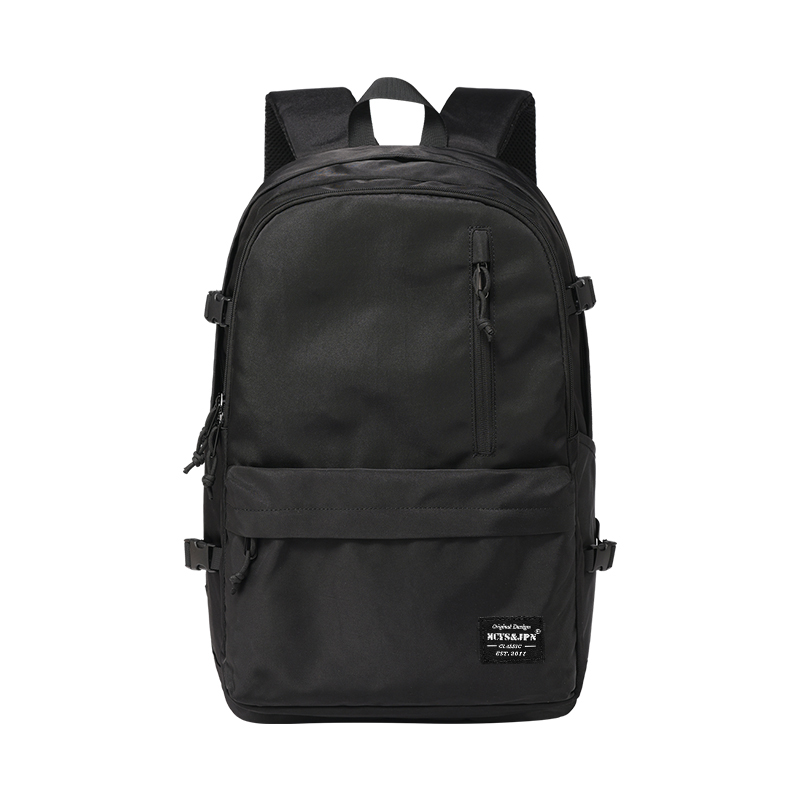 双肩包女大容量电脑旅行背包男帆布初中生高中学生大学生简约书包 - 图3