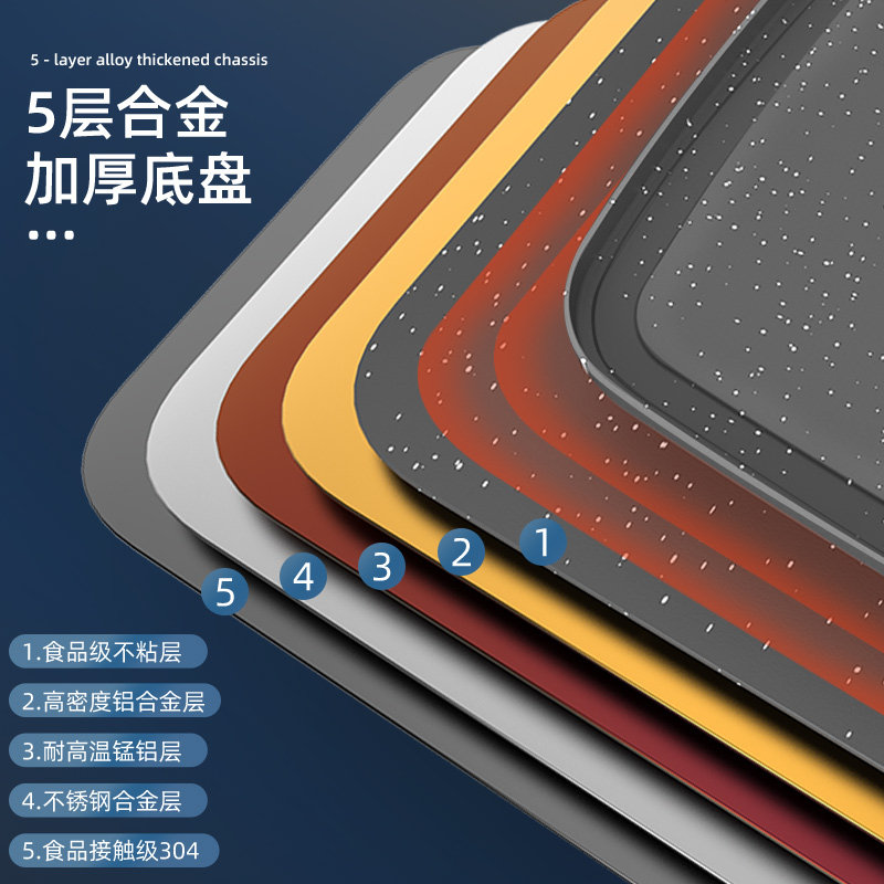奥然电烧烤炉韩式家用无烟多功能锅 奥然烧烤炉