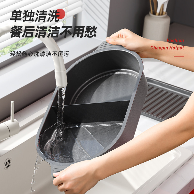 家用韩式烧烤一体多功能烤肉机火锅 奥然烧烤炉