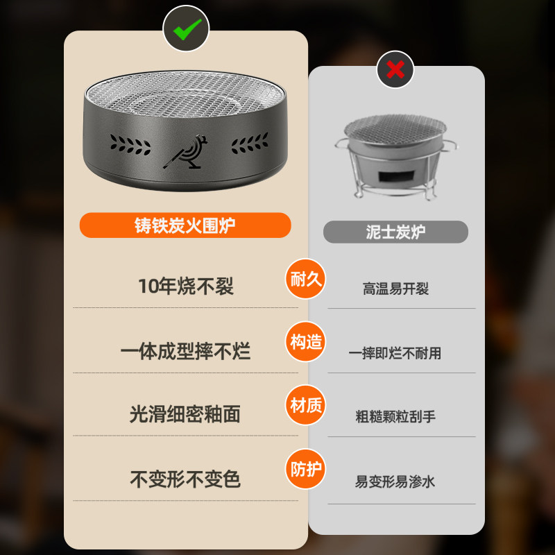家用木炭野外户外小型全套烧烤炉 奥然烧烤炉/烤架