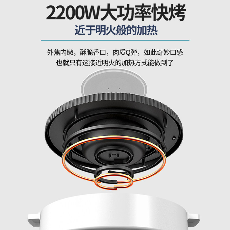 奥然多功能电烧烤炉一体家用火锅锅 奥然烧烤炉