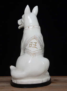 黄色风水招财生肖狗客厅家居摆设