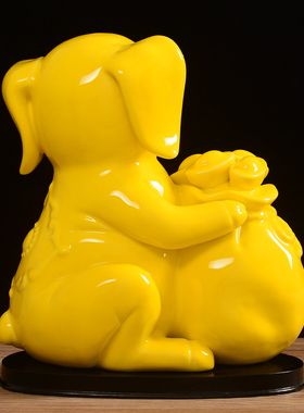 黄色风水镇宅家居客厅卧室生肖猪