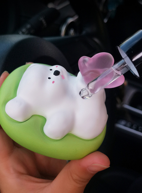 能量小狗可爱狗狗扩香石无火香薰石膏车载家居治愈办公桌生日礼物