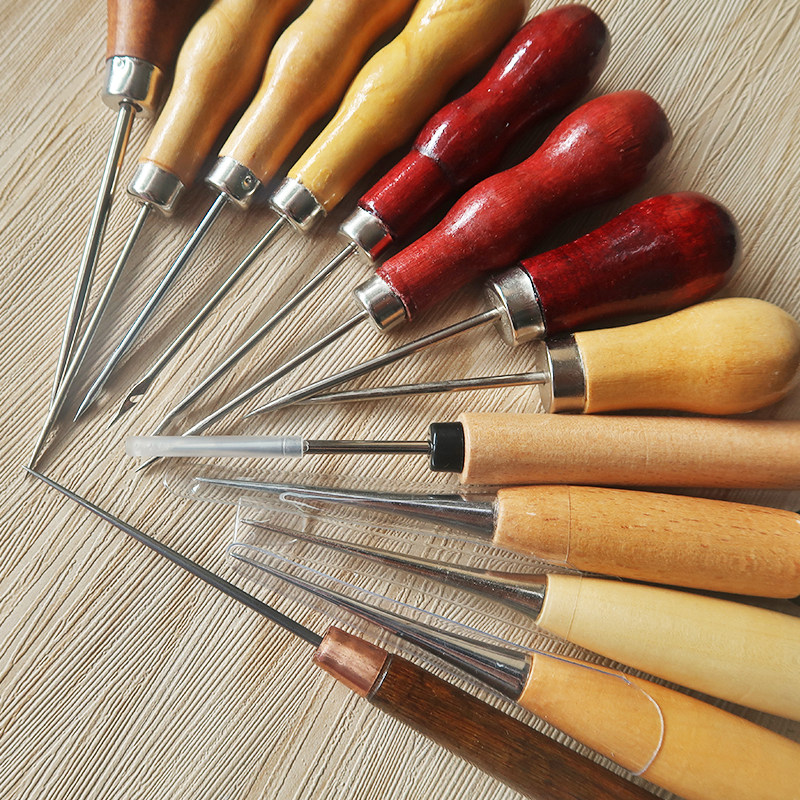 上鞋锥子手工编织工具千枚通 直锥弯锥针钻子 皮具修纳鞋打孔针,淘宝优惠券,粉丝福利购,淘宝优惠卷