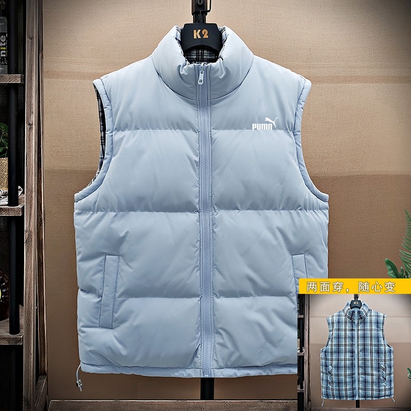 【品牌专区】秋冬季男士羽绒外套加厚保暖羽绒棉马甲双面穿坎肩潮,淘宝优惠券,粉丝福利购,淘宝优惠卷