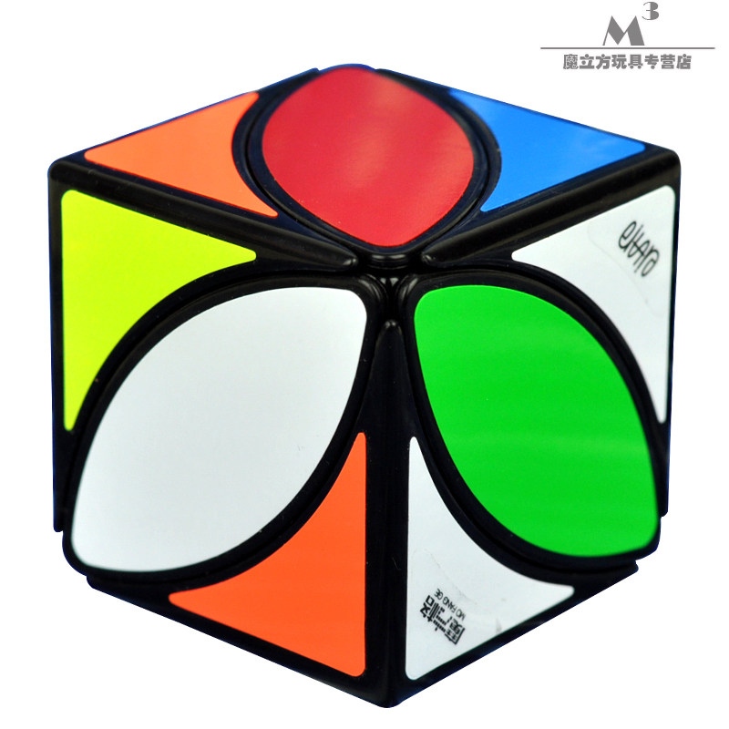 奇艺魔方格 枫叶三四叶草星星魔方 专业比赛异