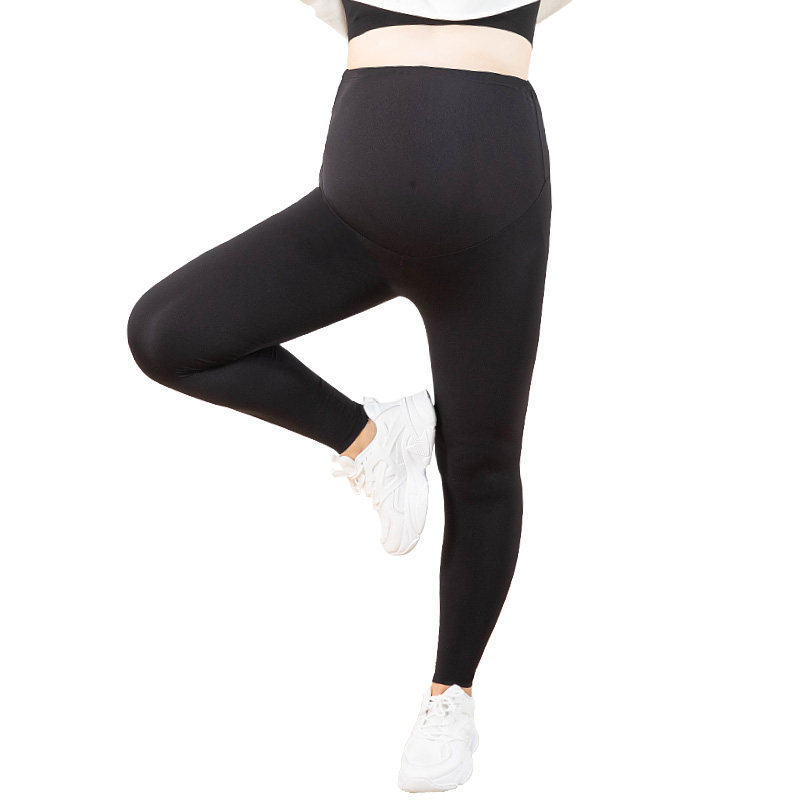 大码孕妇200斤鲨鱼加绒肥打底裤 恋酷桥孕妇打底裤