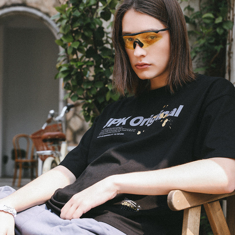 jpk潮牌2020夏装新款国潮烫金t恤 jpkthepangstyleT恤