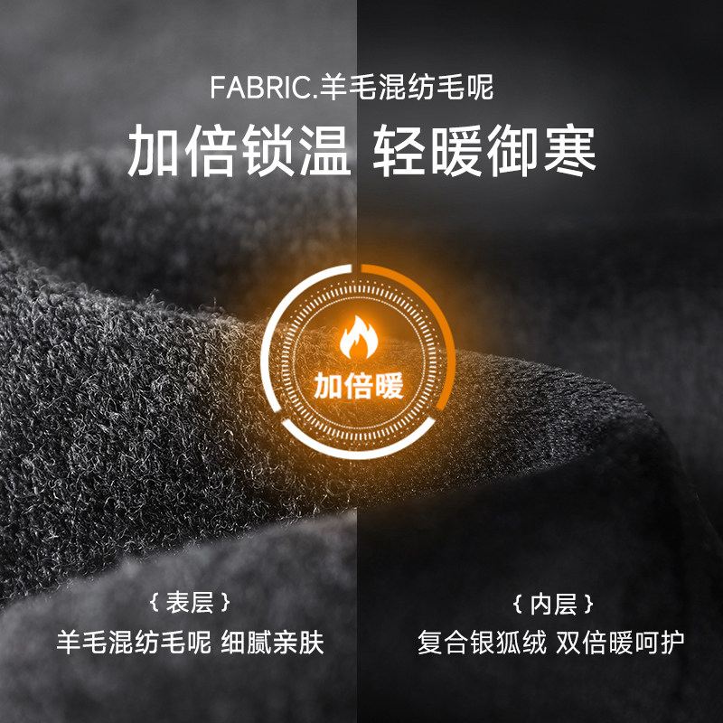 【新品】孕妇阔腿裤冬外穿加绒法式羊毛呢裤抽绳保暖孕妇裤子冬季,淘宝优惠券,粉丝福利购,淘宝优惠卷