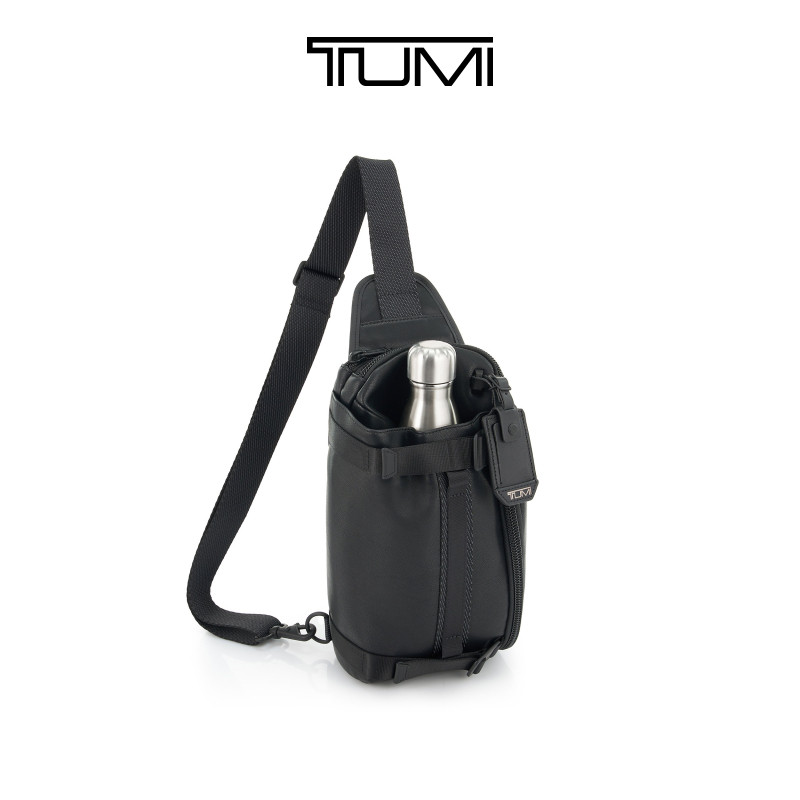 TUMI Daily Commuting Men's Leather Crossbody Bag