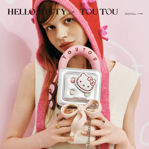 生日礼物TOUTOUhellokitty华夫包凯蒂猫迷你链条生日送女孩童包包 - 图0