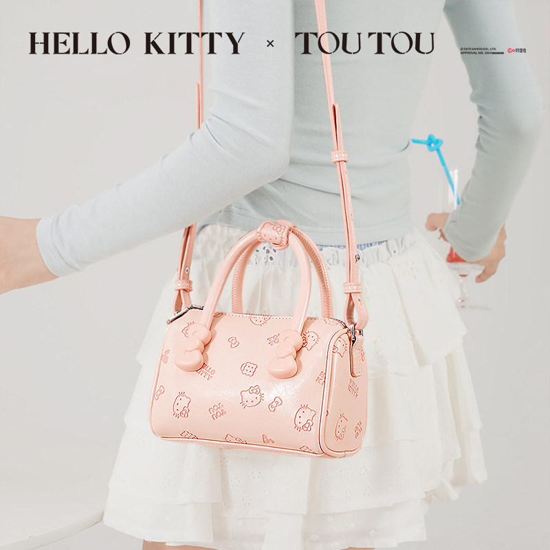 生日礼物TOUTOUhellokitty凯蒂猫波士顿包哈喽kt保龄球包送女生,淘宝优惠券,粉丝福利购,淘宝优惠卷