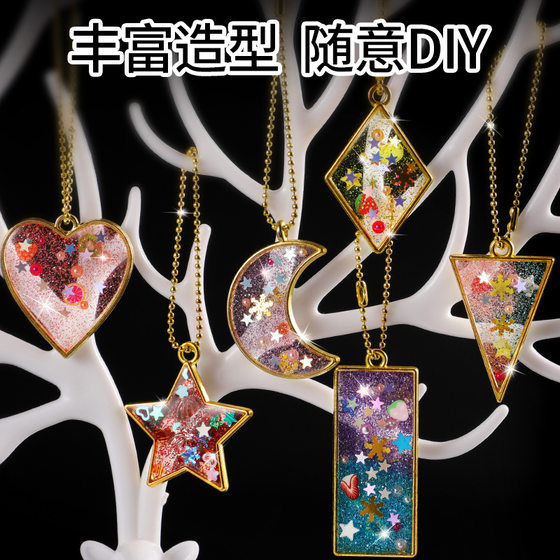 Bake-free glue painting crystal glue girls handmade diy