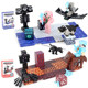 My Building Block World Peripheral Series Magnetic Block Animal Figure Model Building Scene Magnet Boy Puzzle